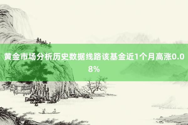 黄金市场分析历史数据线路该基金近1个月高涨0.08%