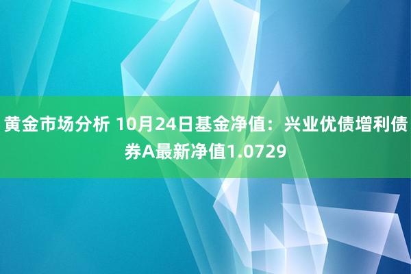 黄金市场分析 10月24日基金净值：兴业优债增利债券A最新净值1.0729