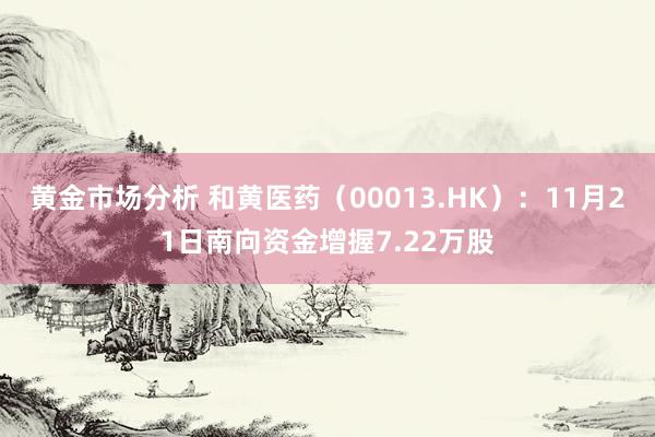 黄金市场分析 和黄医药（00013.HK）：11月21日南向资金增握7.22万股