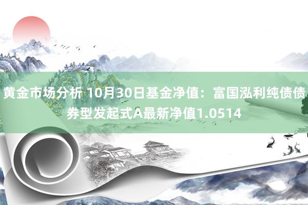 黄金市场分析 10月30日基金净值：富国泓利纯债债券型发起式A最新净值1.0514