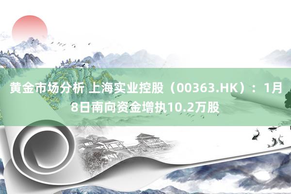 黄金市场分析 上海实业控股（00363.HK）：1月8日南向资金增执10.2万股