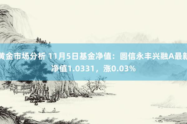 黄金市场分析 11月5日基金净值：圆信永丰兴融A最新净值1.0331，涨0.03%