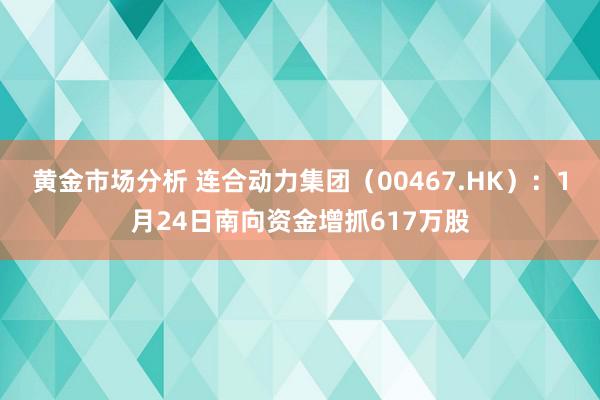 黄金市场分析 连合动力集团（00467.HK）：1月24日南向资金增抓617万股