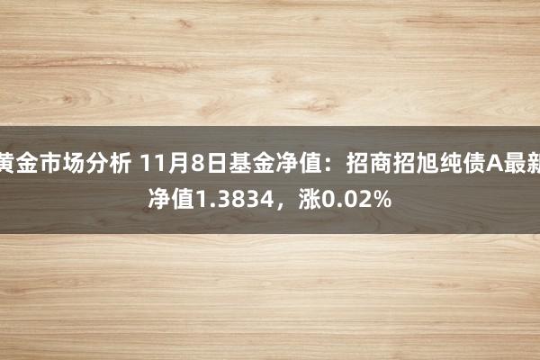 黄金市场分析 11月8日基金净值：招商招旭纯债A最新净值1.3834，涨0.02%