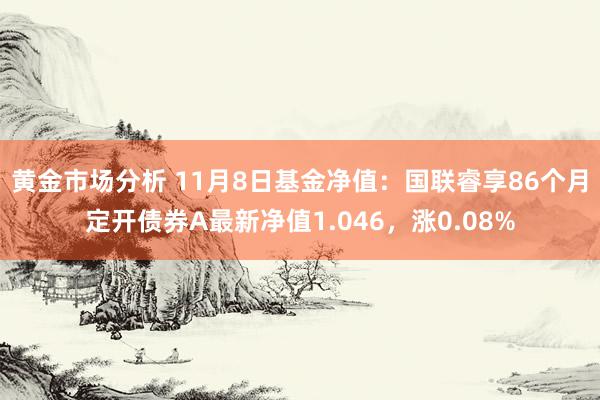 黄金市场分析 11月8日基金净值：国联睿享86个月定开债券A最新净值1.046，涨0.08%