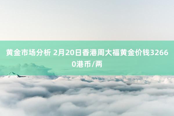 黄金市场分析 2月20日香港周大福黄金价钱32660港币/两