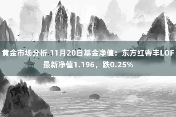 黄金市场分析 11月20日基金净值：东方红睿丰LOF最新净值1.196，跌0.25%