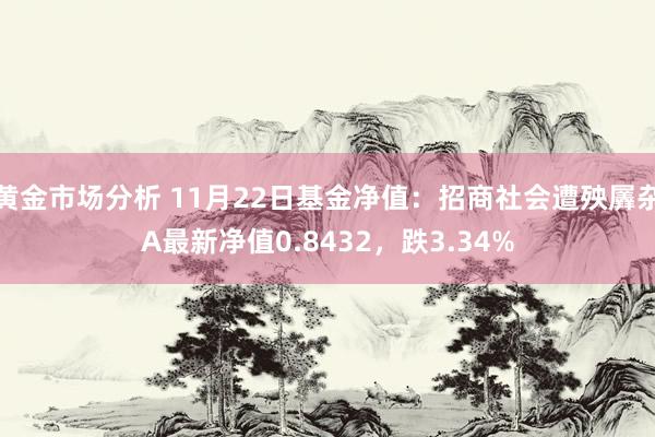 黄金市场分析 11月22日基金净值：招商社会遭殃羼杂A最新净值0.8432，跌3.34%