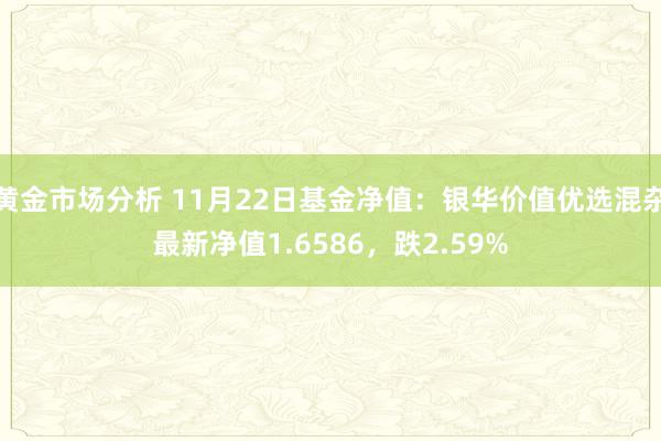 黄金市场分析 11月22日基金净值：银华价值优选混杂最新净值1.6586，跌2.59%